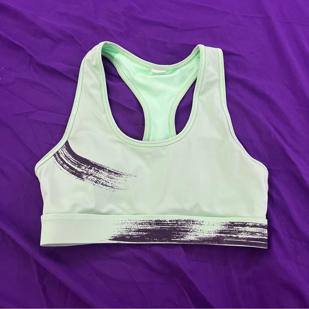 Fabletics Sage Printed Medium Impact Sports Bra - App. Size XS